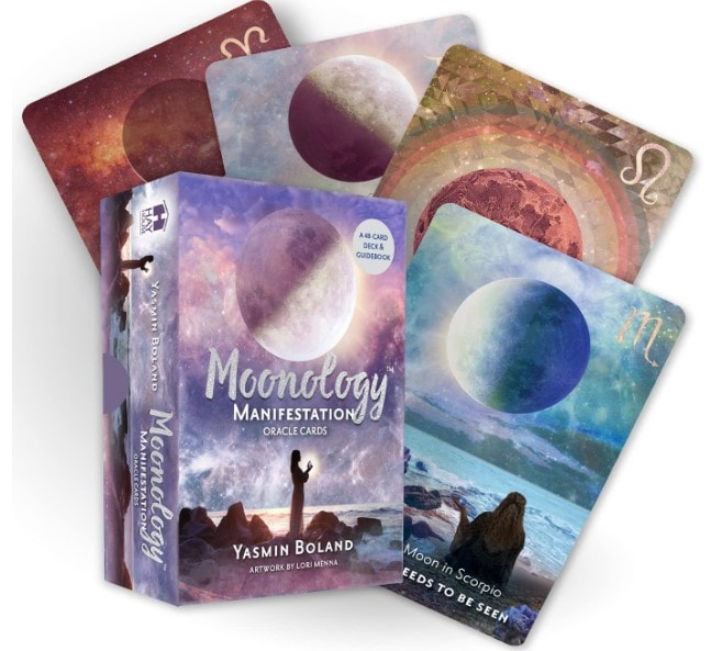 Moonology Manifestation Oracle Deck and Guidebook