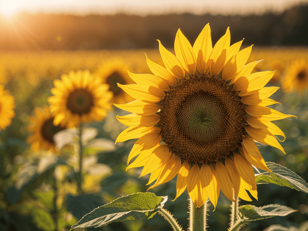 sunflower in sunshine
