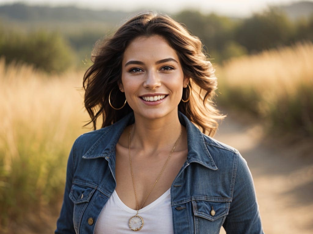 woman looking confident