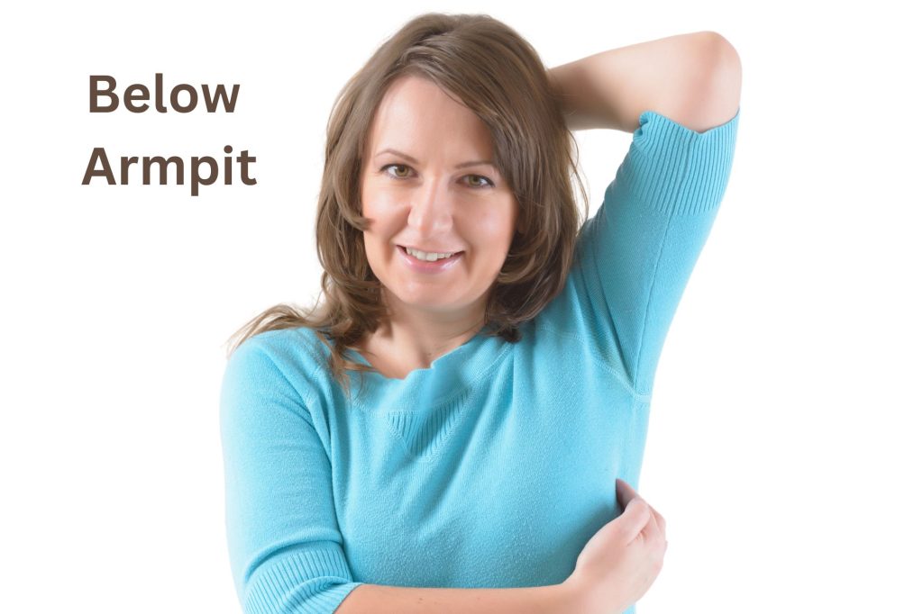 below armpit tapping point